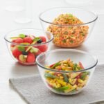 Borosil Glass Mixing & Serving Bowl Set