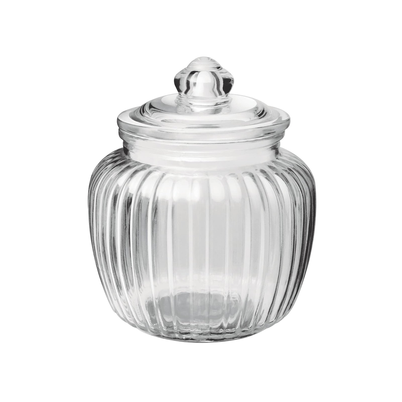 61slMmlL4BL.jpg Pot Jar 1450Ml With Glass Lid 1Pc Treo - Image 1
