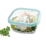 CLIP FRESH SQUARE CONTAINER 320ML 1PC TREO OB