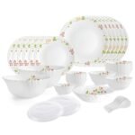 Cello Opalware Dazzle Series Secret Garden Dinner Set
