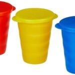 Solimo Plastic Tumbler with Lid