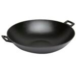 amazon basics Cast Iron Heavy Duty Pre-Seasoned Wok Pan (14Inch)