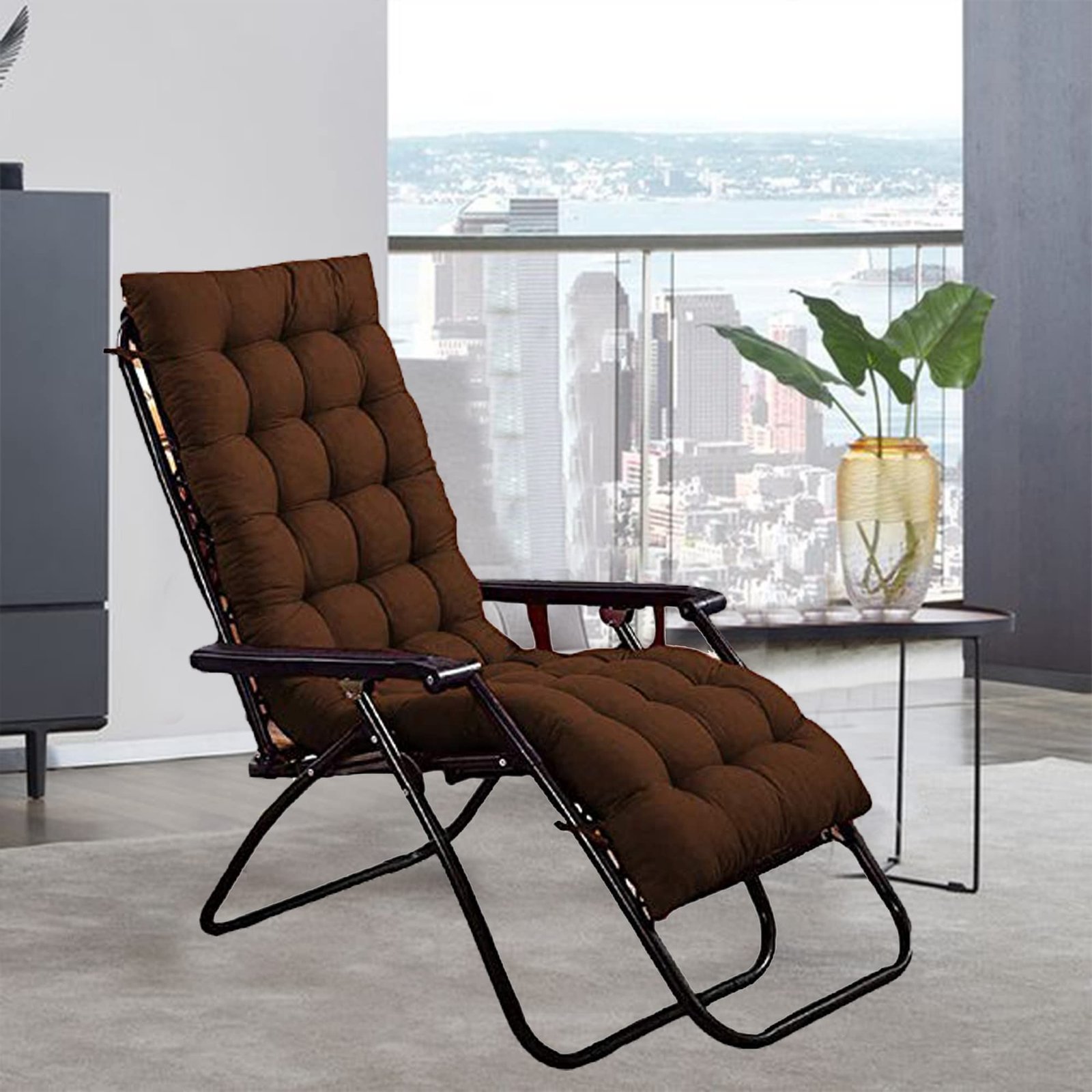71OsrO40g5L.jpg Rocking Chair Cotton Back &Seat Cushions Large - Image 1