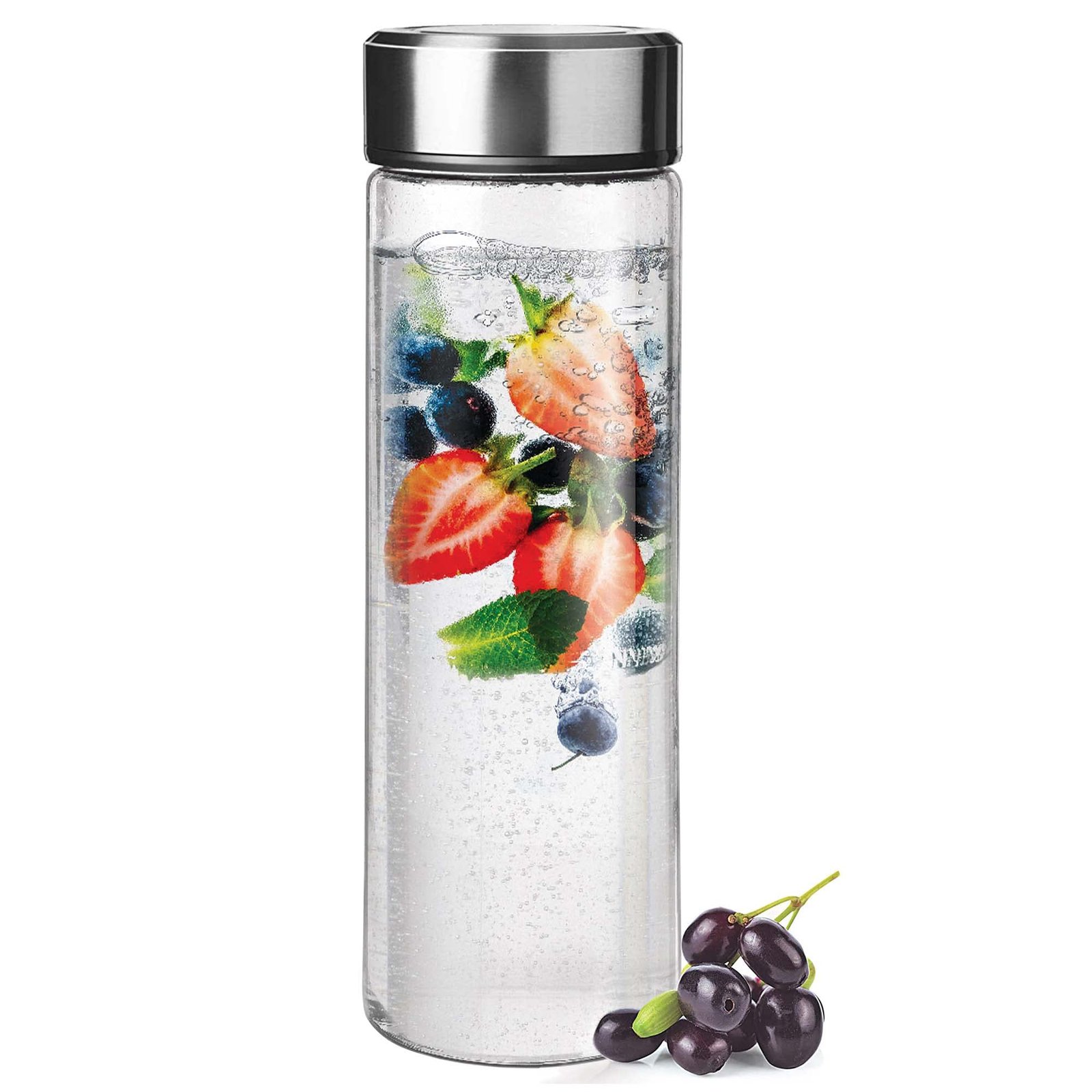 71T6DEXMSvL.jpg BOROSILICATE CRYSTA GLASS BOTTLE 1000ML TREO - Image 1