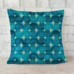 Artzfolio Spiral Waves Cushion Cover Throw Pillow Canvas Fabric 20X20Inch (51X51Cms); Set Of 6; Without Filler
