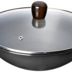 Amazon Brand - Solimo Hard Anodized Aluminium Kadhai With Glass Lid, 26 Cm (Induction Bottom), Black