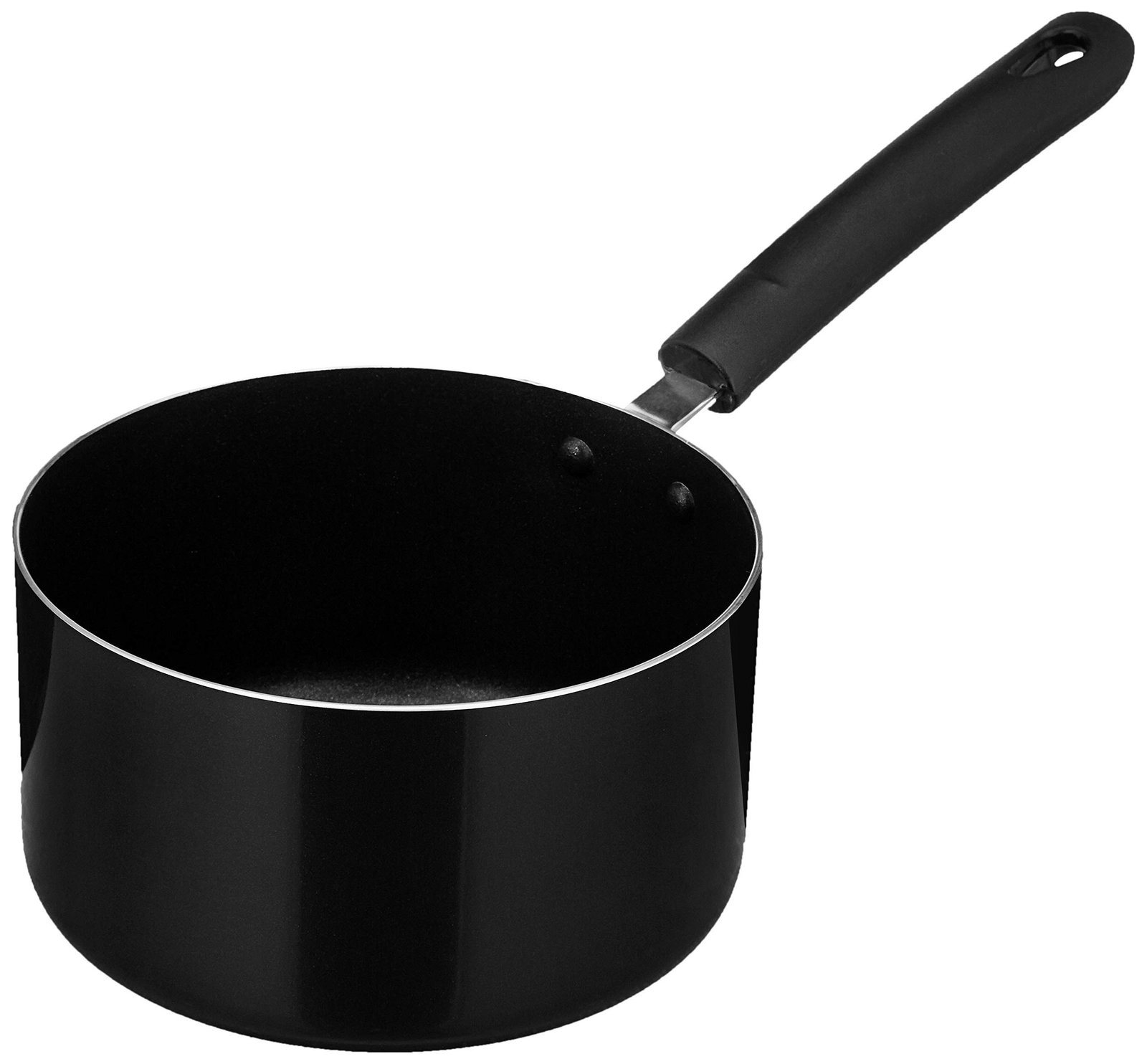 71hjTOb9byL.jpg Solimo Non Stick Saucepan - Image 1