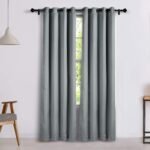 Solimo Polyresin Blackout Door Curtain 7ft  -Set of 2