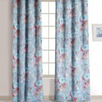 Swayam Multicolour Colour Floral Printed Eyelet Curtain For (Long Door) Pack Of 1