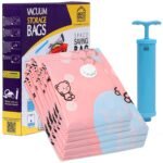 Kurtzy Vacuum Bags for ClothesÂ 3L(60 X 80 cm),3XL(70x100cm) 6 Pcs