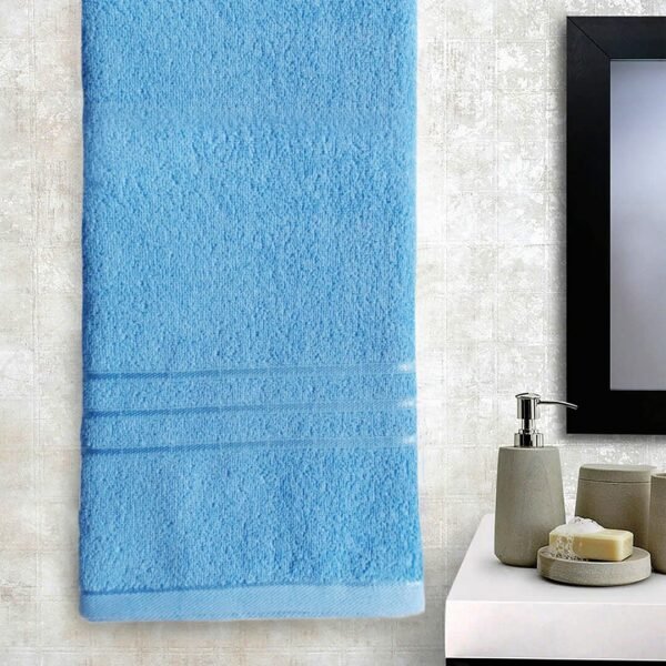 LushHomes Large Terry Bath Towel Ultra Soft Set of 2
