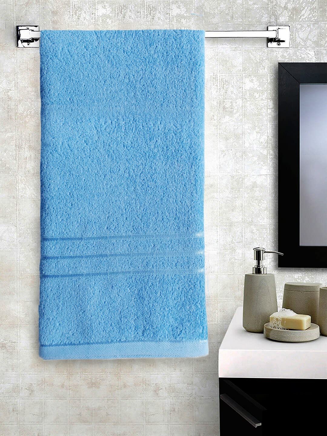 81hGnpNj9mL.jpg LushHomes Large Terry Bath Towel Ultra Soft Set of 2 - Image 1