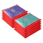 Saree cover single saree set of 12 red