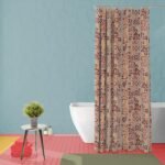 Artzfolio Ethnic Africa Washable Waterproof Shower Curtain | Eyelets 5 X 7 Feet (60 X 84 Inch); Single Piece