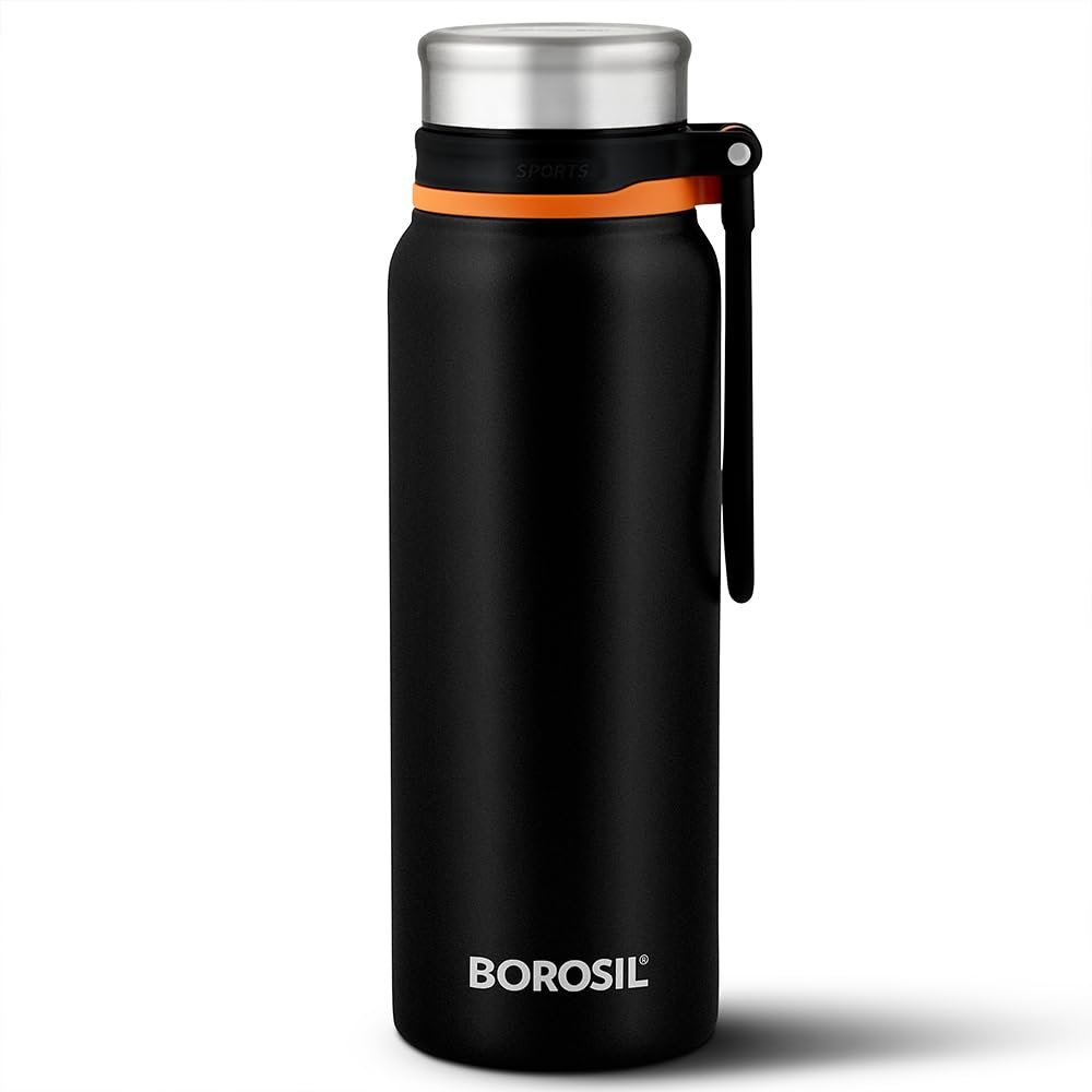 417aO4s9GtL.jpg Borosil Hydra Aquafit Stainless Steel Vacuum Insulated Water Bottle - Image 1