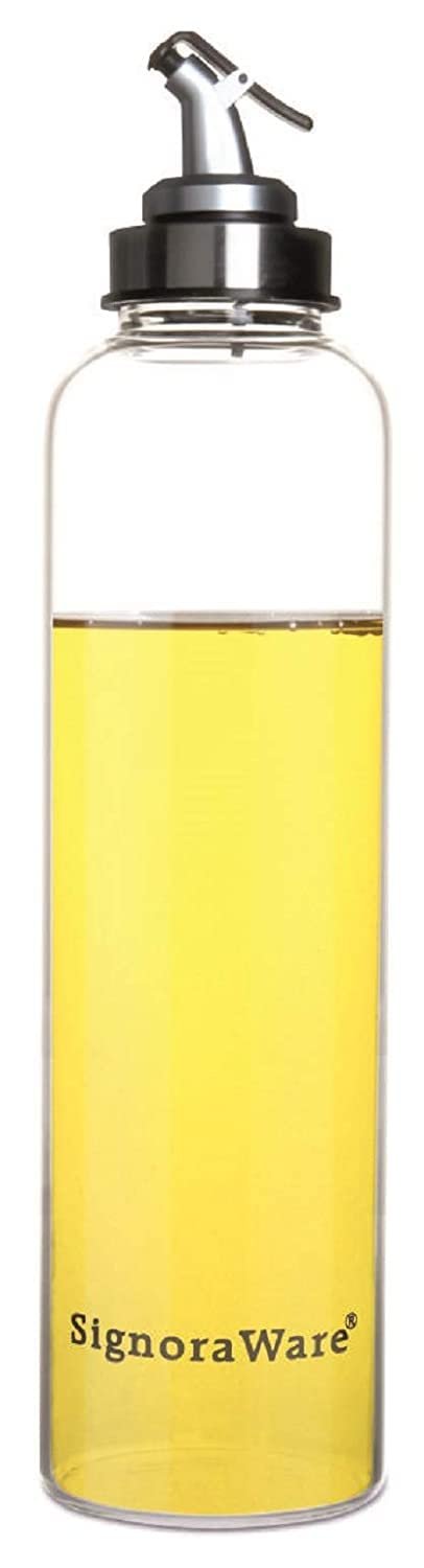 41Q6AaJjv9L-1.jpg SignoraWare Eze Flow 500ml Borosilicate Glass Oil Dispenser&Pourer - Image 1
