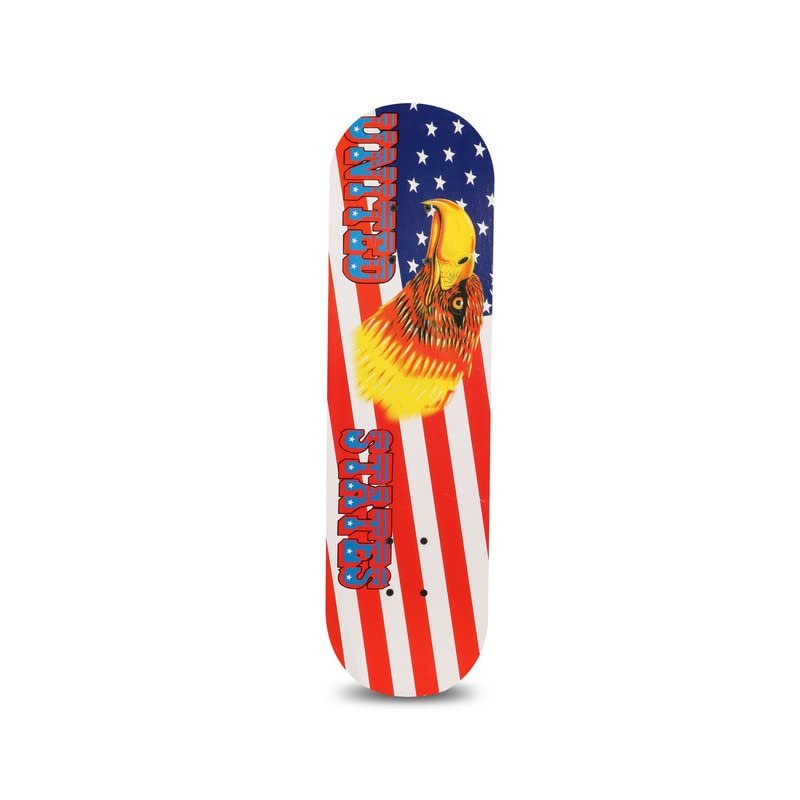 41ZNPd8Z7EL-1.jpg VIVA Wodden Skateboard Senior 28 X 7.5 Inch (USA Flag) - Image 1
