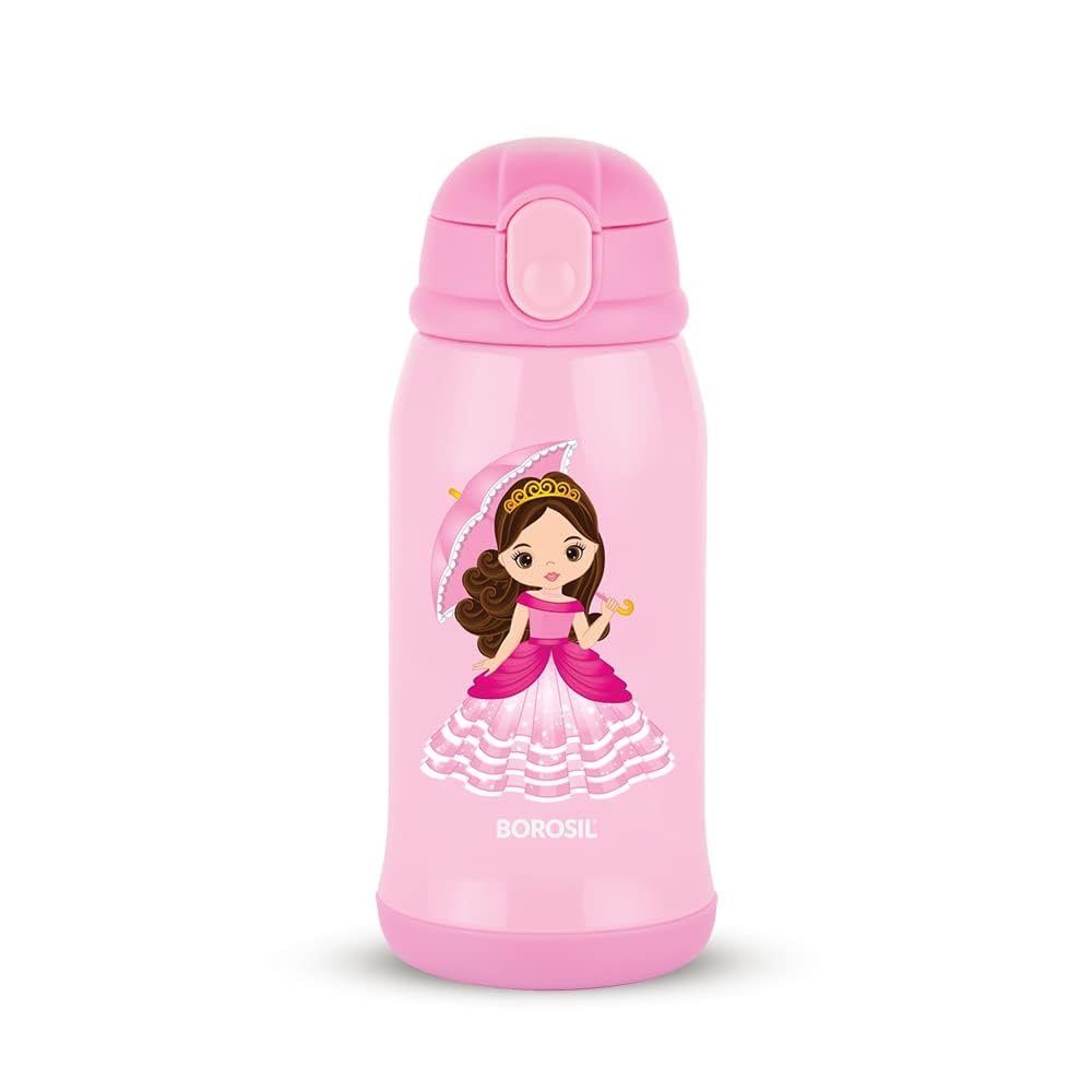 41ho26QlW0L.jpg BO PRINCESS KIDS BOTTLE 500 PINLK - Image 1