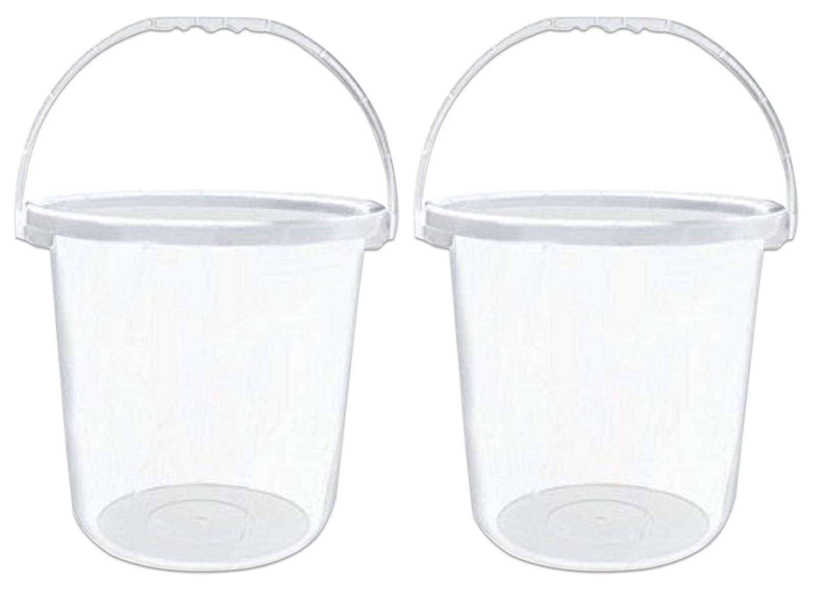 510Oc1y0I8L.jpg Unbreakable Virgin Plastic Strong Transparent Bathroom Bucket 16 LTR - Image 1