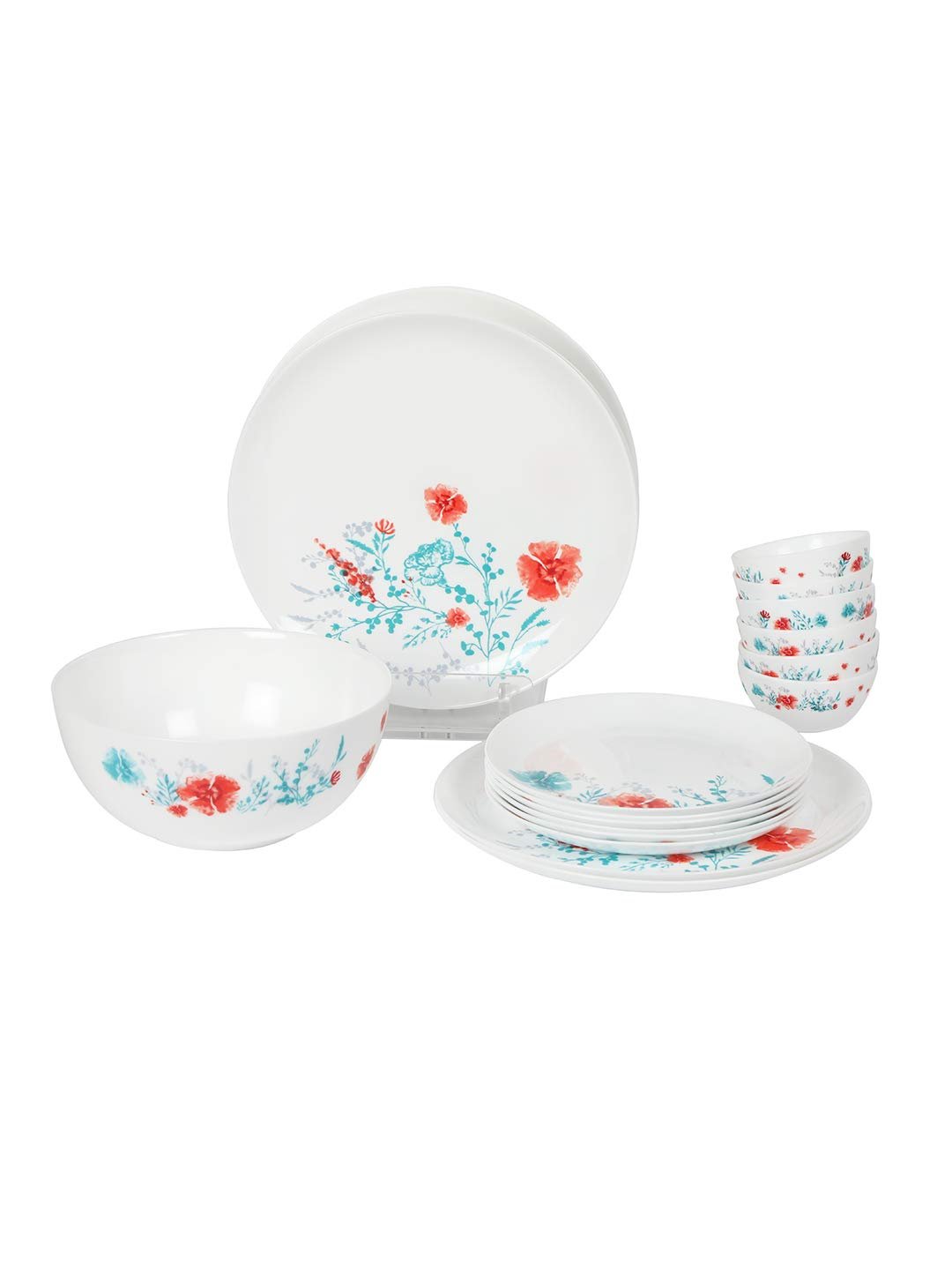 516a3OnC9-L.jpg P8069 - 21pc Diwali Sabline Turq Dinner Set - Image 1