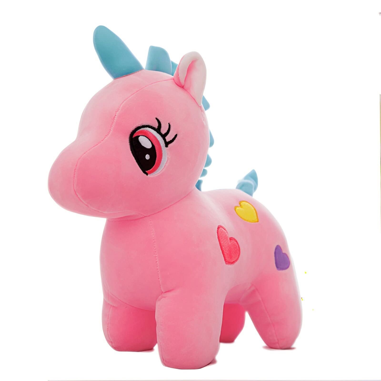 51C5TrSt-GL-1.jpg Babique Unicorn Teddy Bear Plush Soft Toy Cute Kids Birthday Animal Baby Boys - Image 1