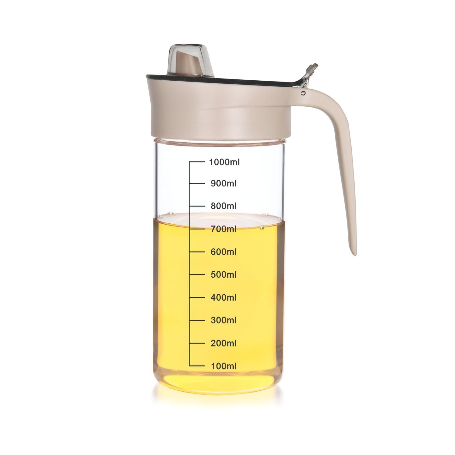 51medw4R81L-1.jpg SignoraWare 1000ml Borosilicate Glass Oil Dispenser&Pourer - Image 1