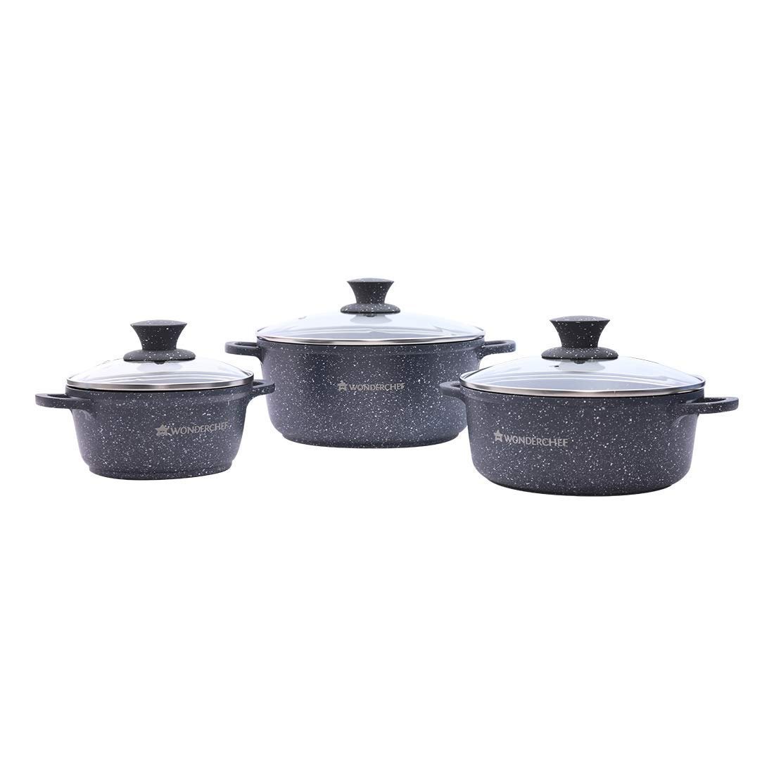 51xAQdCRm8L.jpg WONDERCHEF CASEROLE SET OF 3 - Image 1
