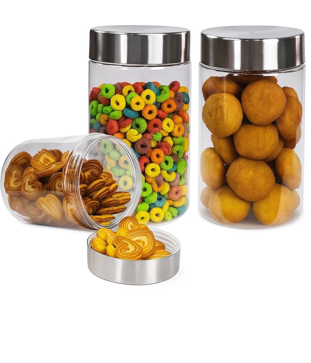 611MbIl2nyL-1.jpg Steelo Homely Container Steel Cap 1500Mi 3 Pcs - Image 1