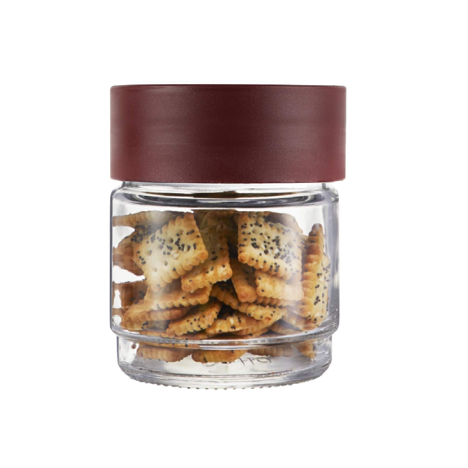 6193BlSvfL-1.jpg C-159 MODUSTACK GLASSY JAR 500ML - Image 1