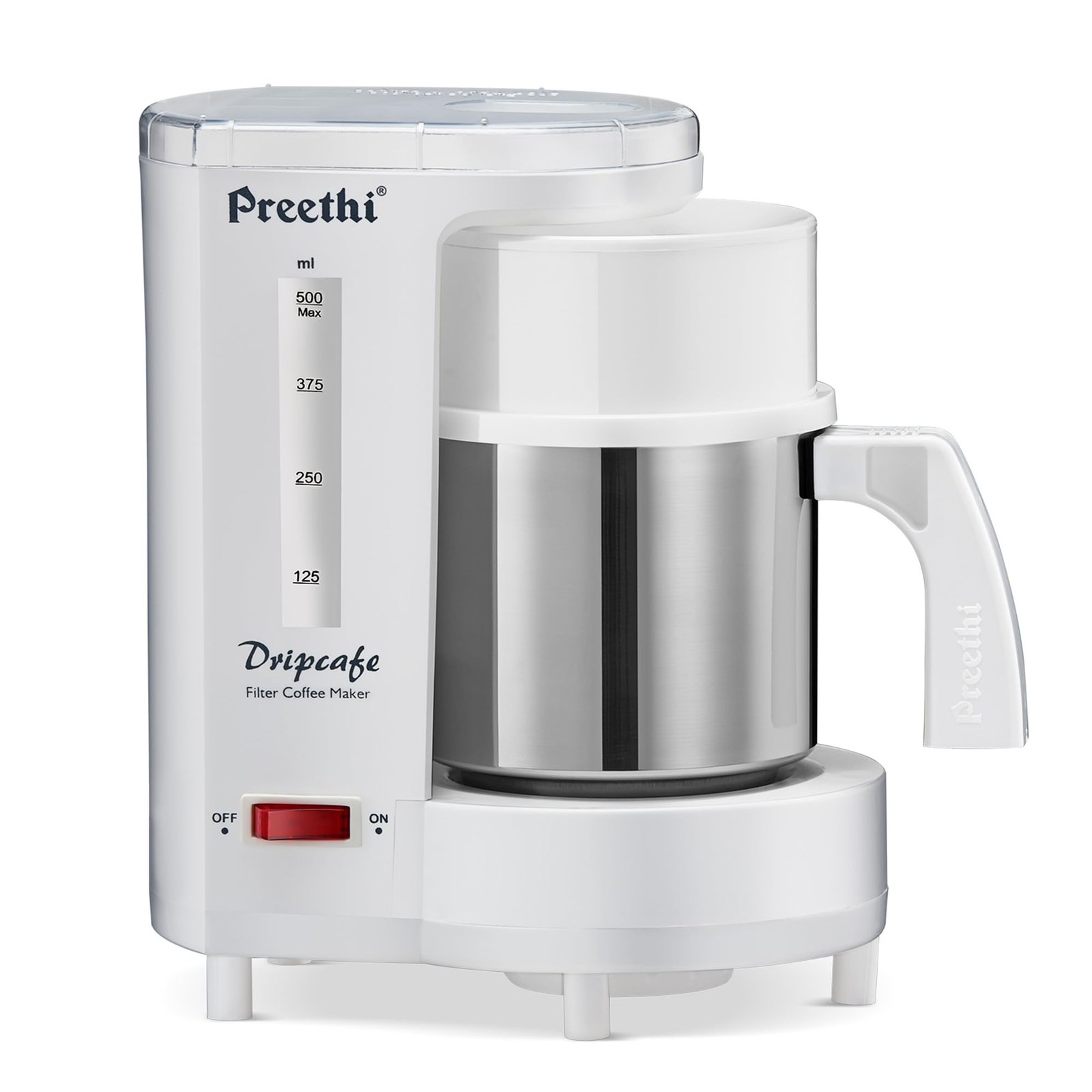 61Dy6dNTVCL-2.jpg Preethi Dripcafe Coffee Maker (White) - Image 1