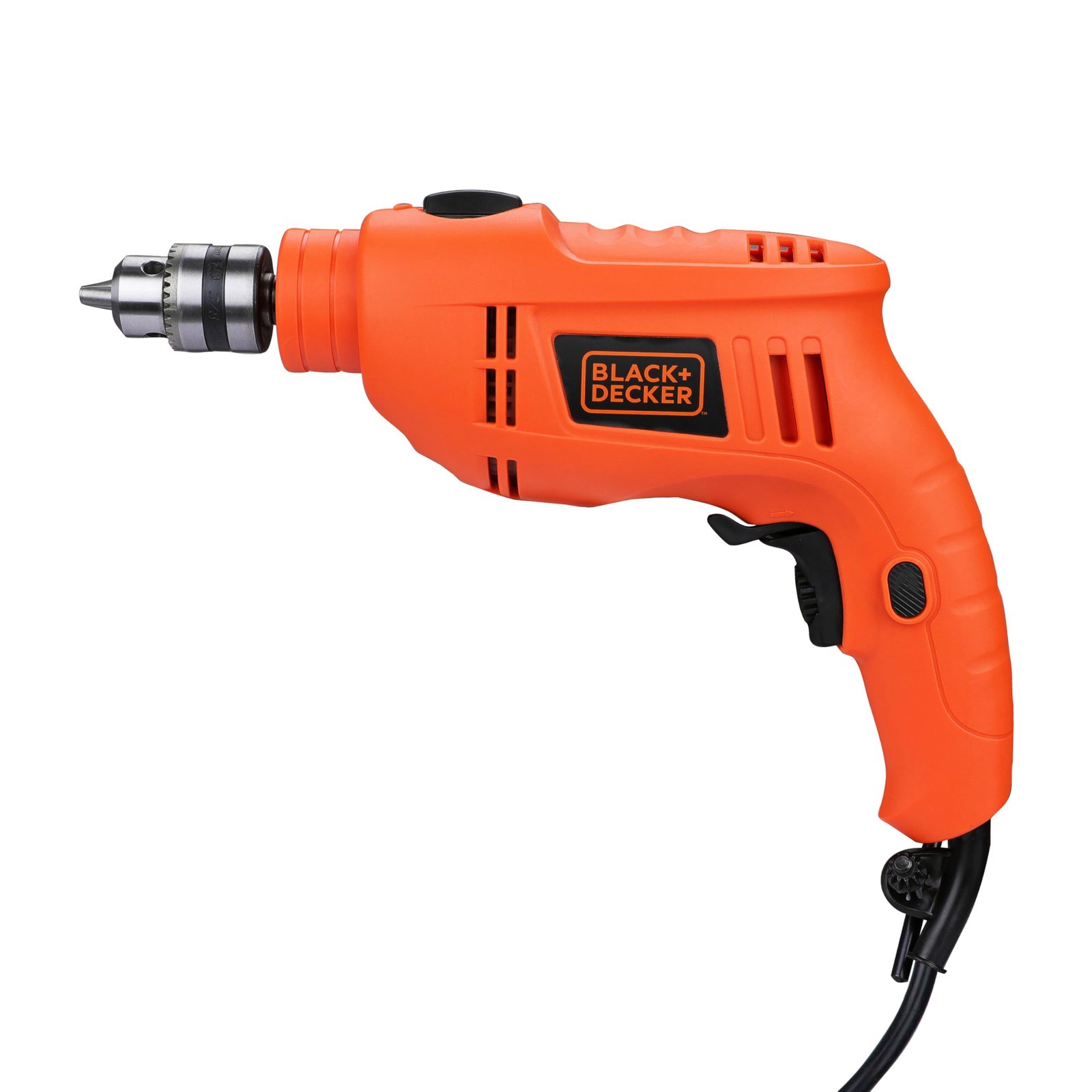 61JVmVdhPUL-1.jpg BLACK+DECKER TB555 550W 10mm Corded Variable Speed Reversible Hammer Drill Machine - Image 1