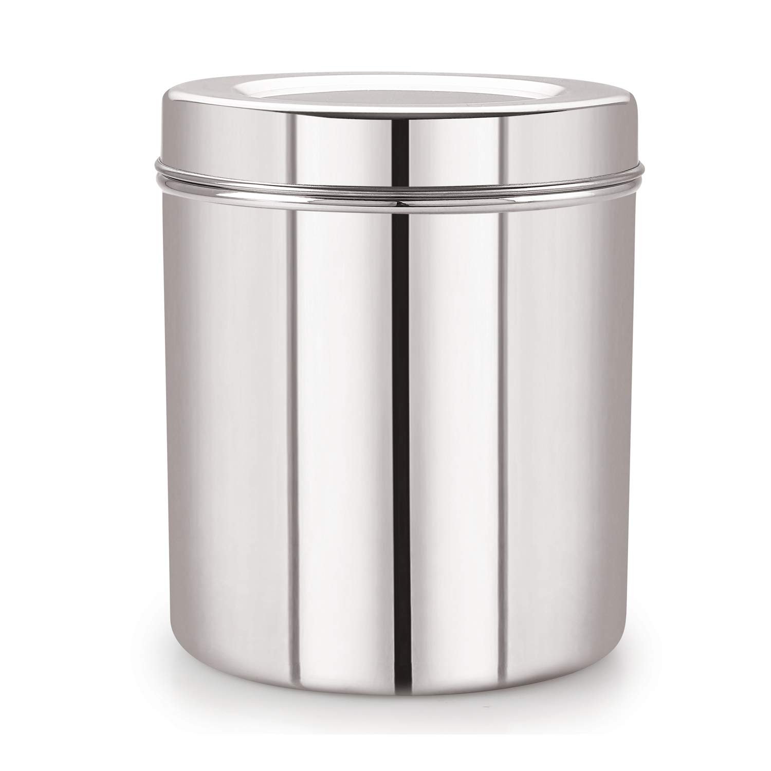 61WnXl6i7tL-1.jpg Neelam Stainless Steel Deep Dabba/Storage Containers - 1400ml, 1 Piece, Silver - Image 1