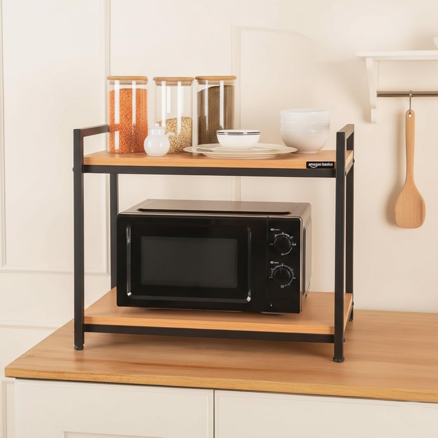 61dF1Hi3hcL-1.jpg amazon basics Metal Multi-Purpose Rack - Image 1