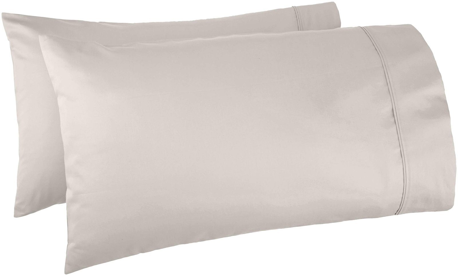 61hHQ8-Z1iL-1.jpg AmazonBasics 400 TC Pillow Covers -20 x 40 King, Set of 2 - Image 1