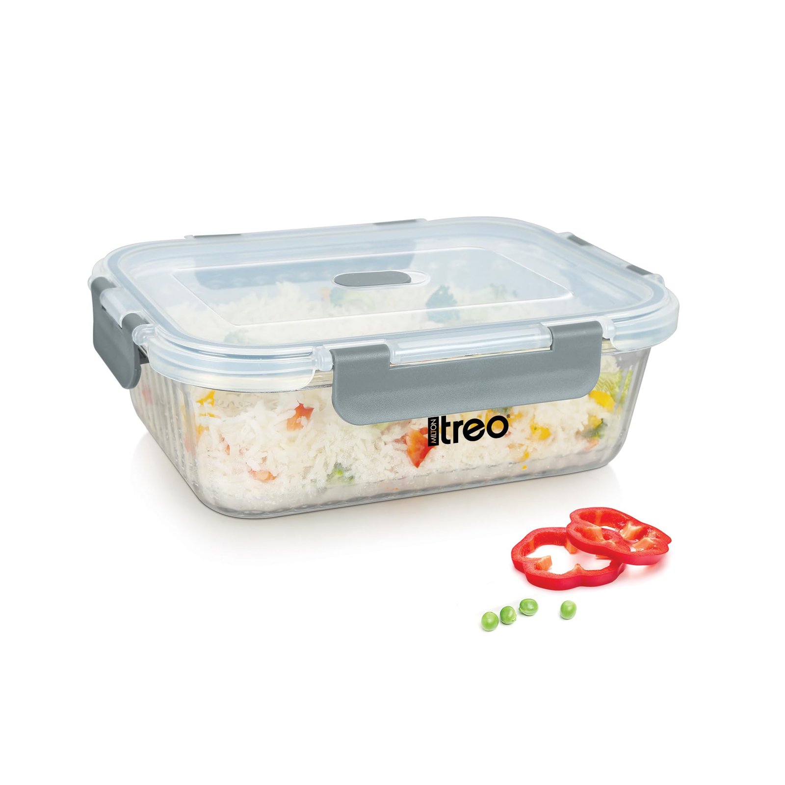 61jHo5uGbVL-2.jpg CLIP FRESH RECTANGULAR CONTAINER 1000ML TREO - Image 1