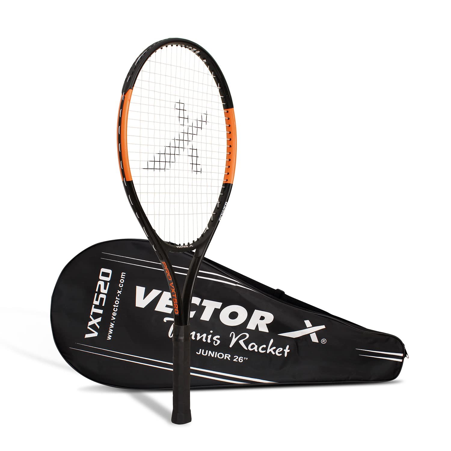 61lf3IMGC-L-2.jpg Vector X VXT-520 Strung Tennis Racquet - Image 1