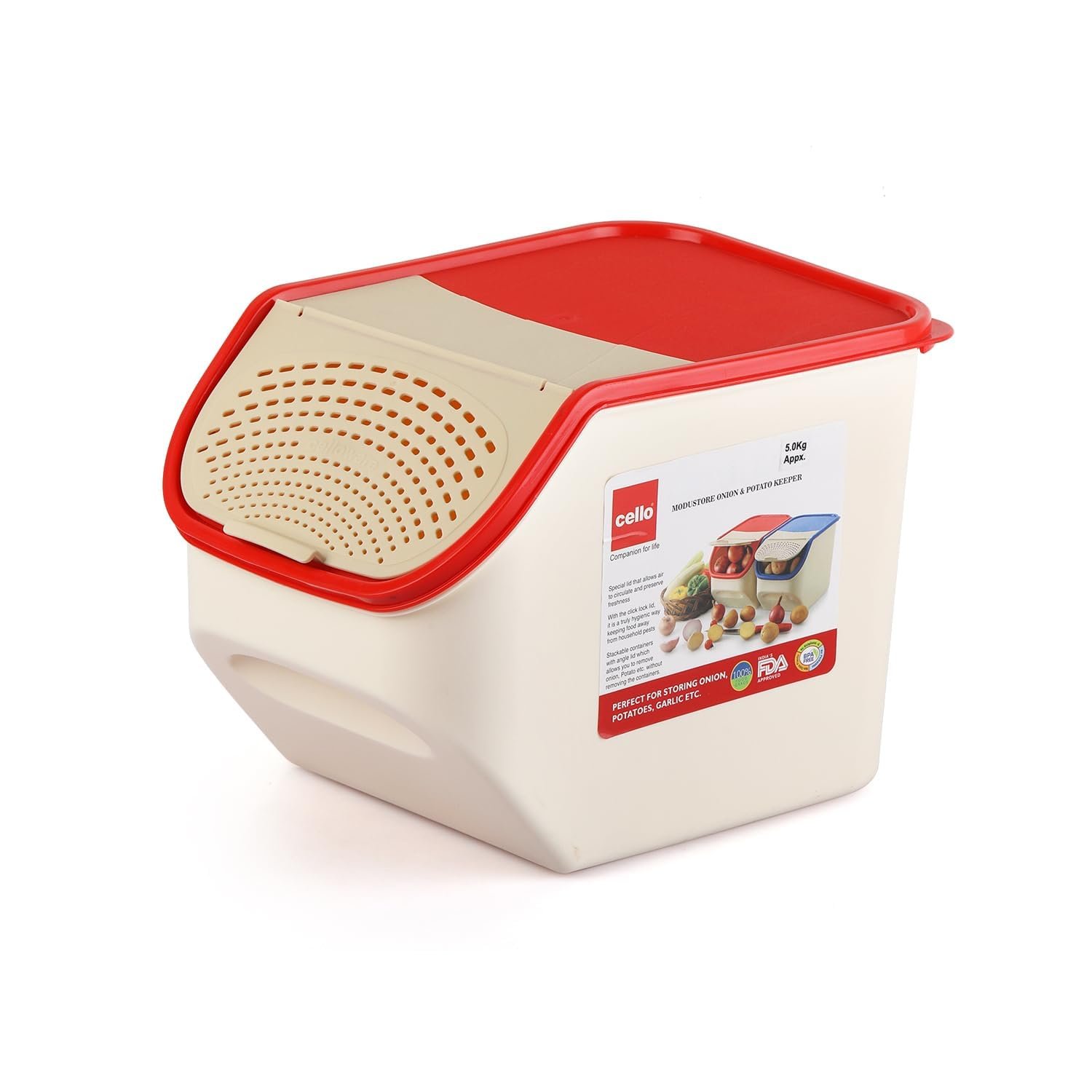 61nhALlIgKL-2.jpg CELLO MAX FRESH MODUSTORE ONION & POTATO KEEPER - Image 1