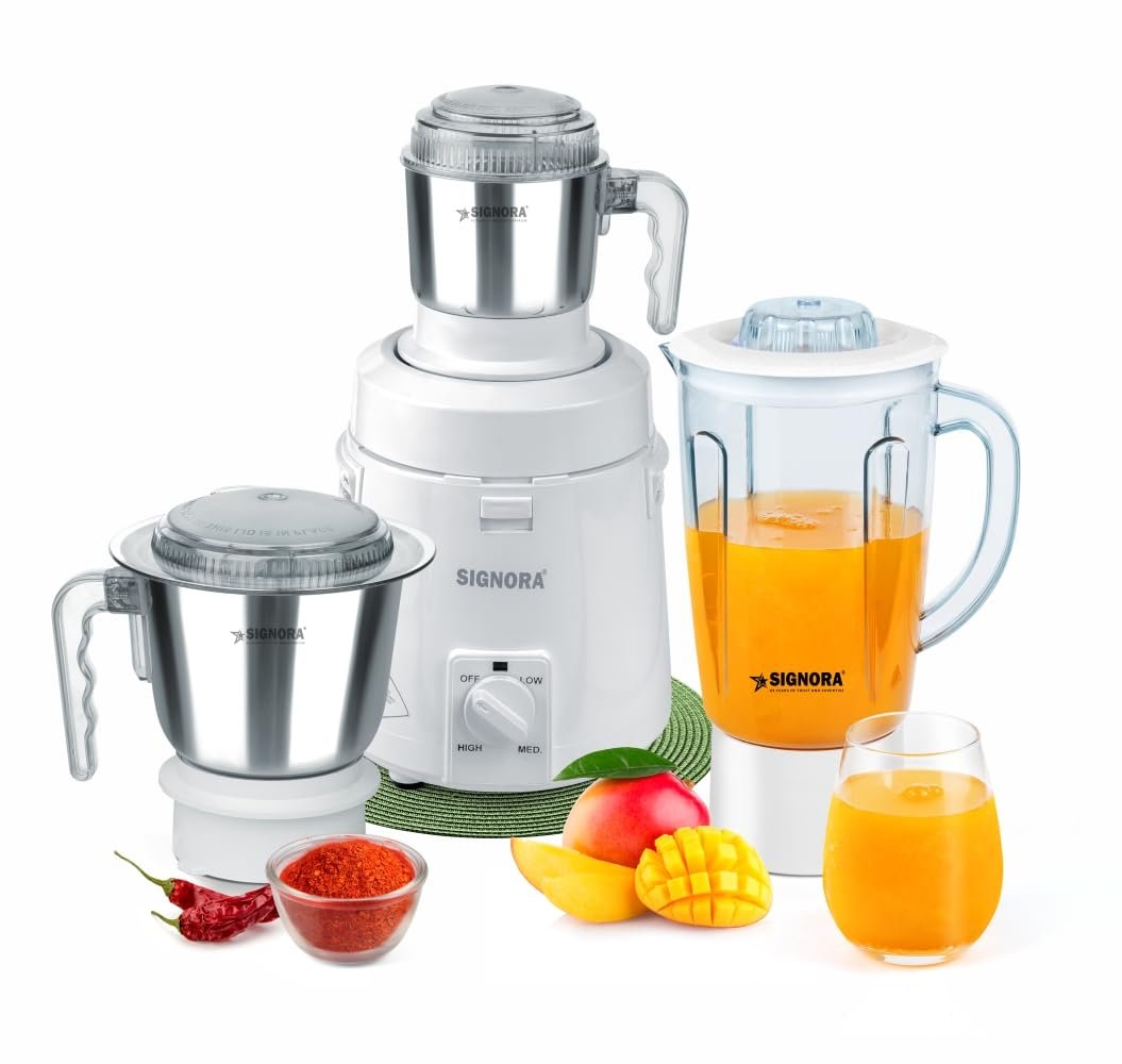 61ptD8C1AFL.jpg POWERMATIC 945W MIXER GRINDER SIGNORA - Image 1