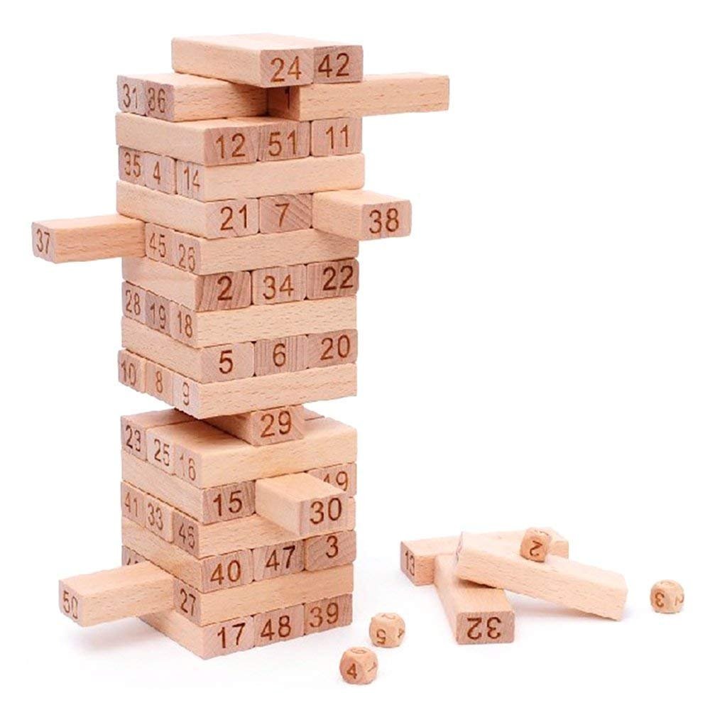 61yEvHHViTL-1.jpg Toy Imagine™ Tumbling Tower Game - Image 1
