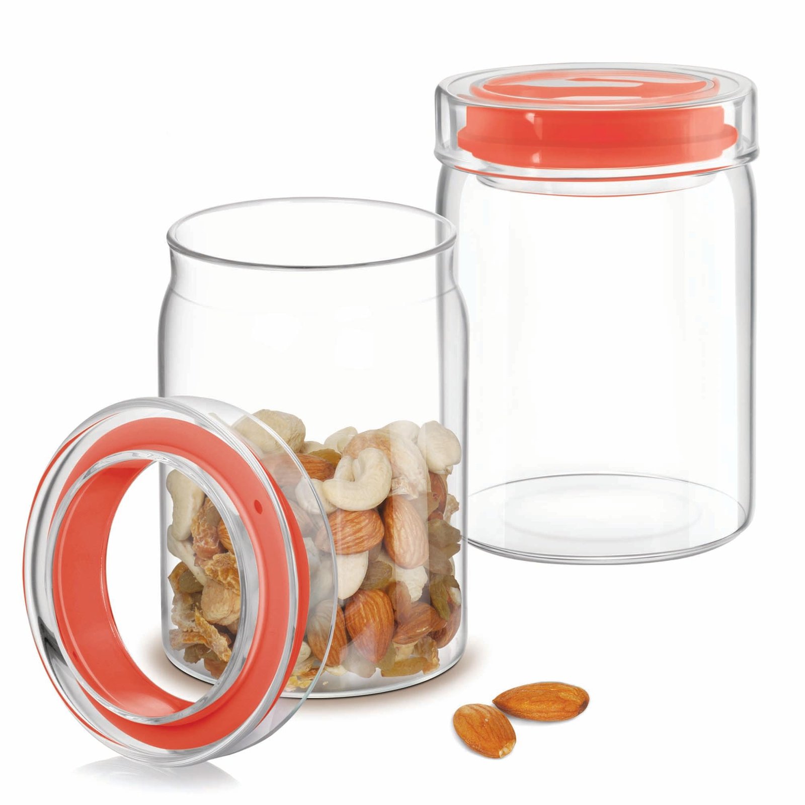 71-EjGgIe6L-1.jpg ASSR0012 ALIN JAR WITH GLASS LID 500 2PCS - Image 1