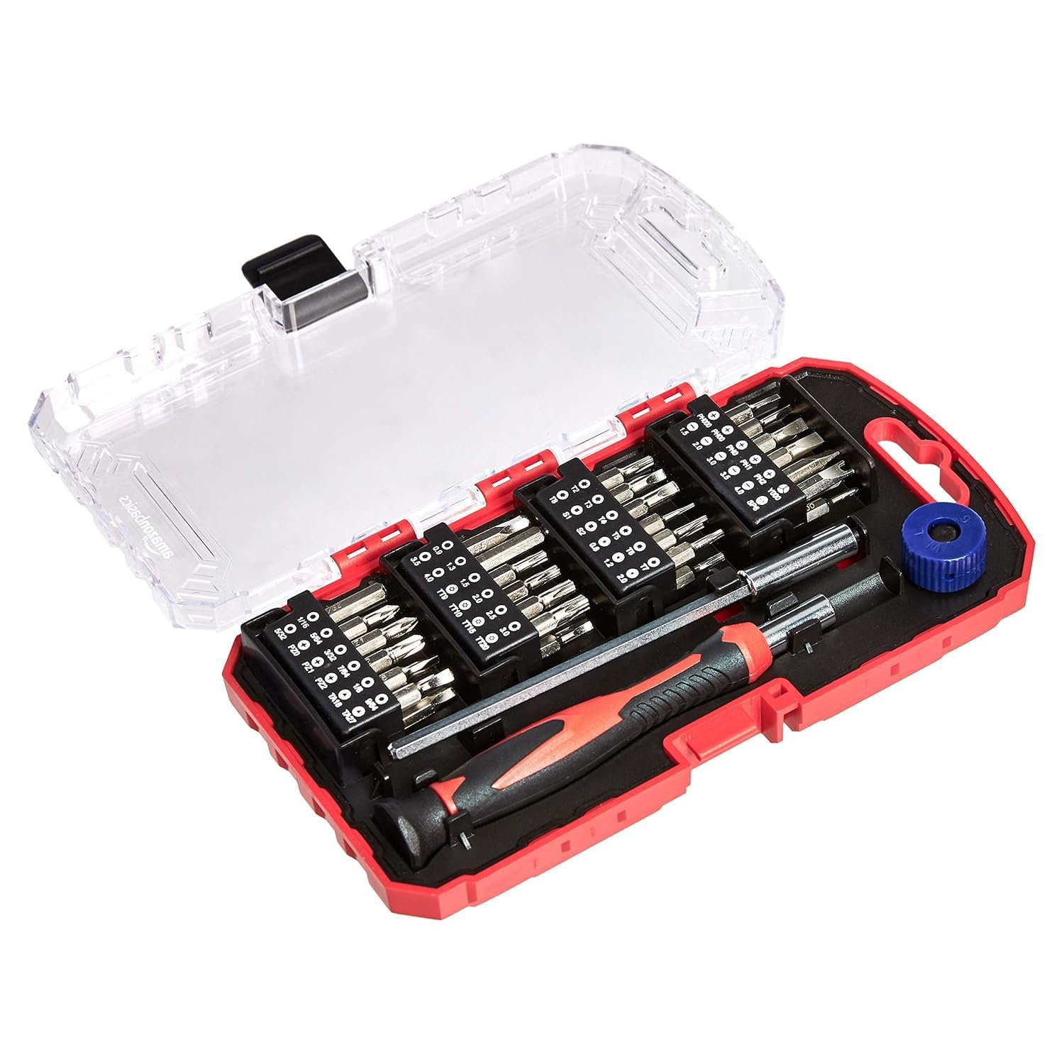 716x1rXVs7L-1.jpg amazon basics 51-Piece Precision Screwdriver Bit Set - Image 1