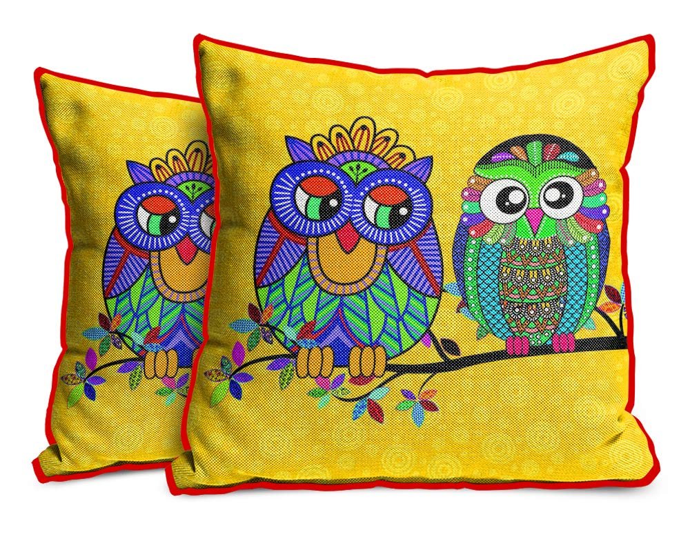71Csp4BUdqL-1.jpg Sleep Nature's 5 piece velvet cushion set (15X15) - Image 1