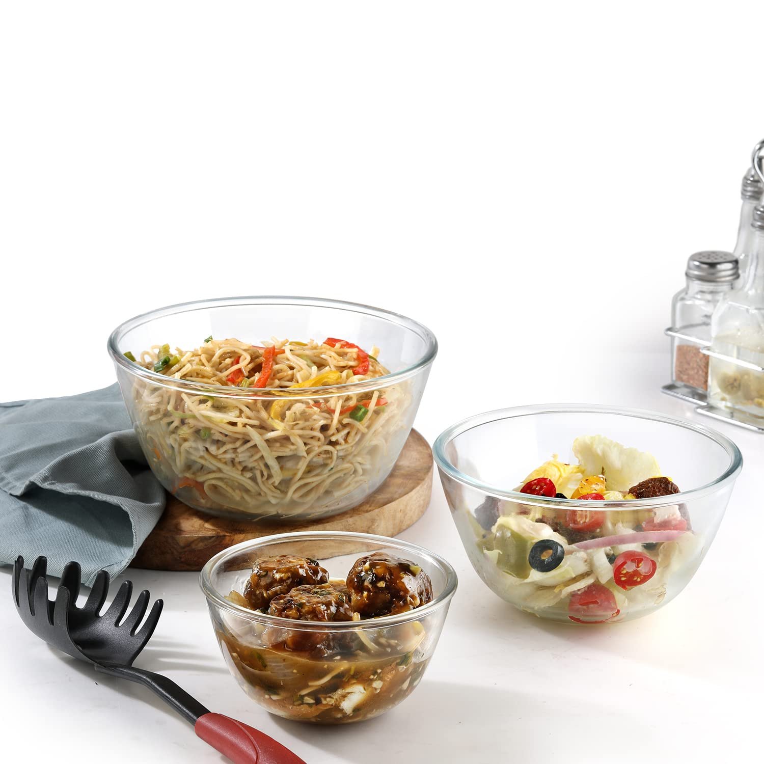 71Q73hcKlYL-1.jpg C-799 ORNELLA MIXING BOWL SET 500ML+1L+1.5L - Image 1