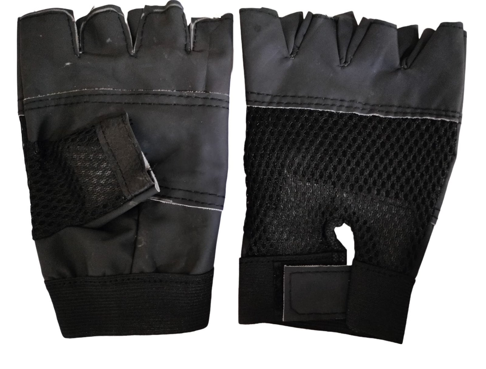 71TJw4RQYdL-1.jpg SPANCO Brown Color Leather Gym Gloves - Image 1