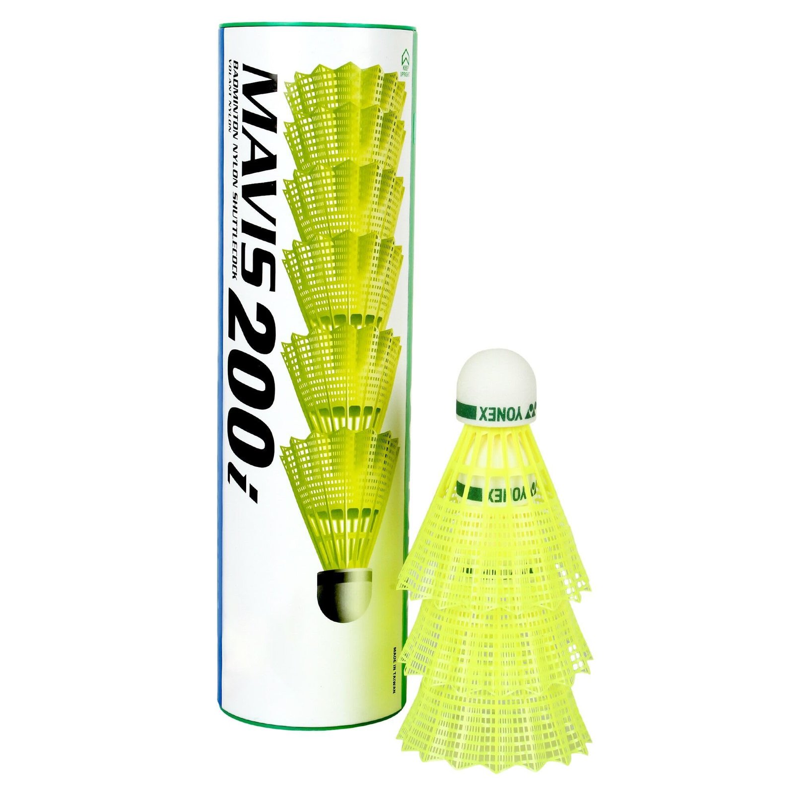 71XJ3j9NhaL.jpg Yonex Mavis 200i Nylon Shuttle Cock - Image 1