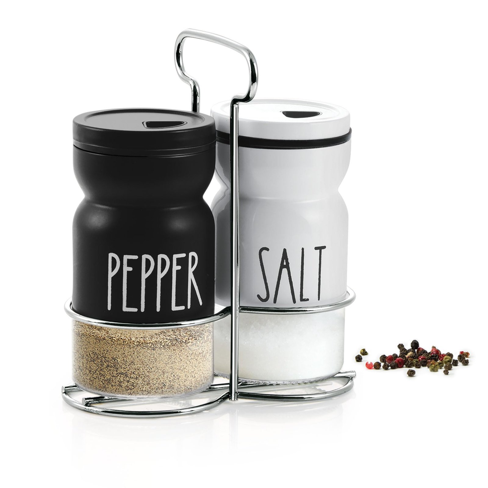 71j0uLSzjGL-1.jpg ASSR 0024 ZESTY 2 PCS SALT AND PEPPER WITH STAND - Image 1