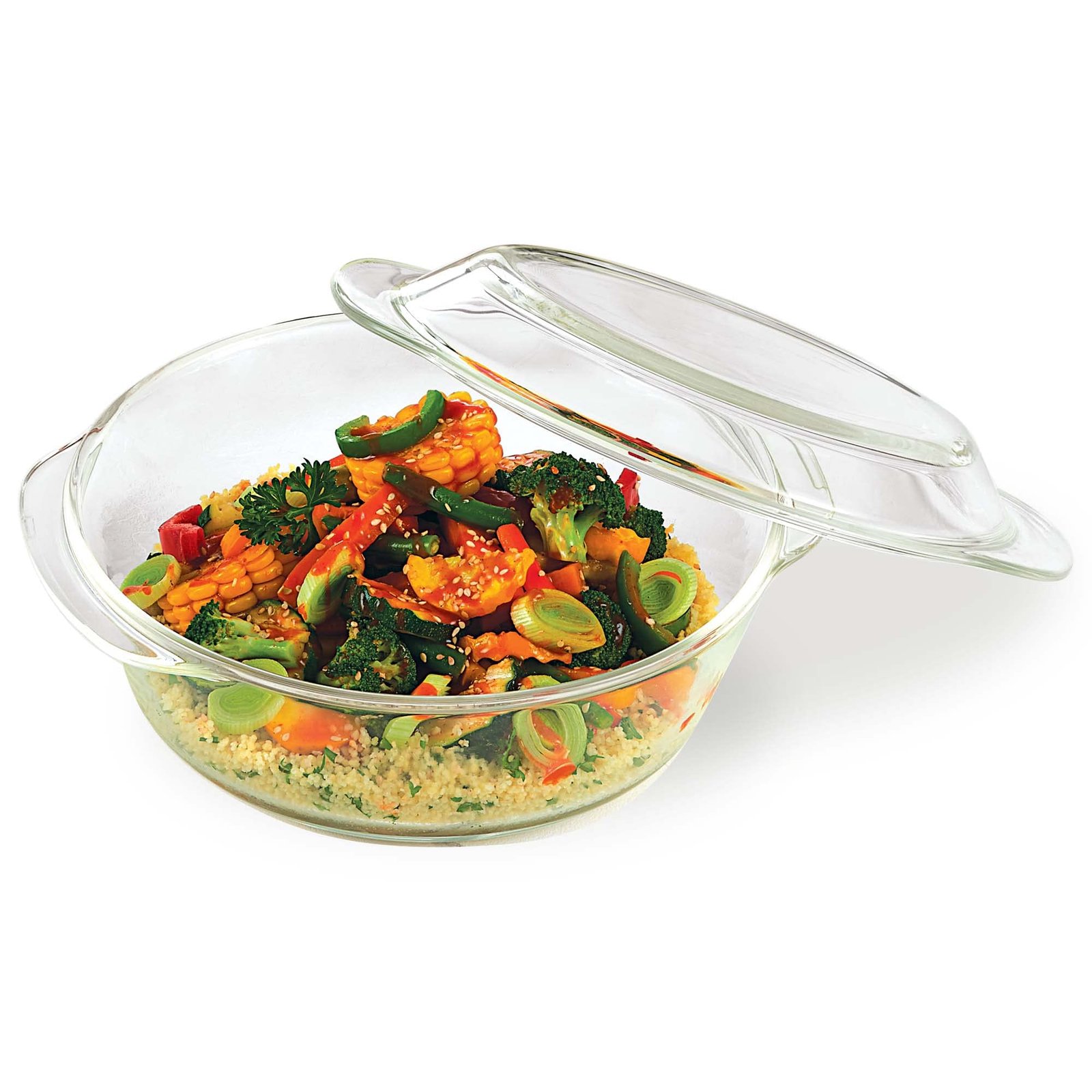 71vqzN0tJWL-1.jpg ASSR 0008 HIGH BOROSILICATE ROUND CASSEROLE 20001 - Image 1