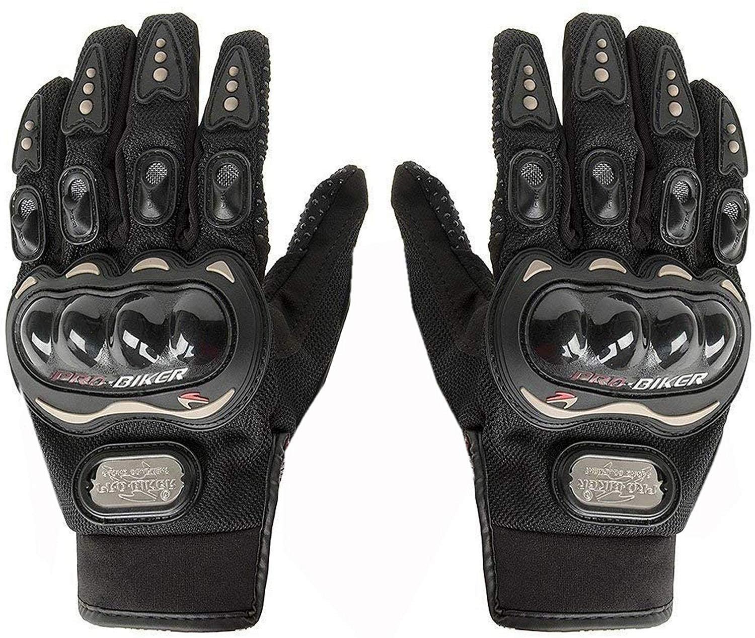 812V5vtsL.jpg Probiker FM-Gloves Bike Full Finger Gloves (Black - Image 1