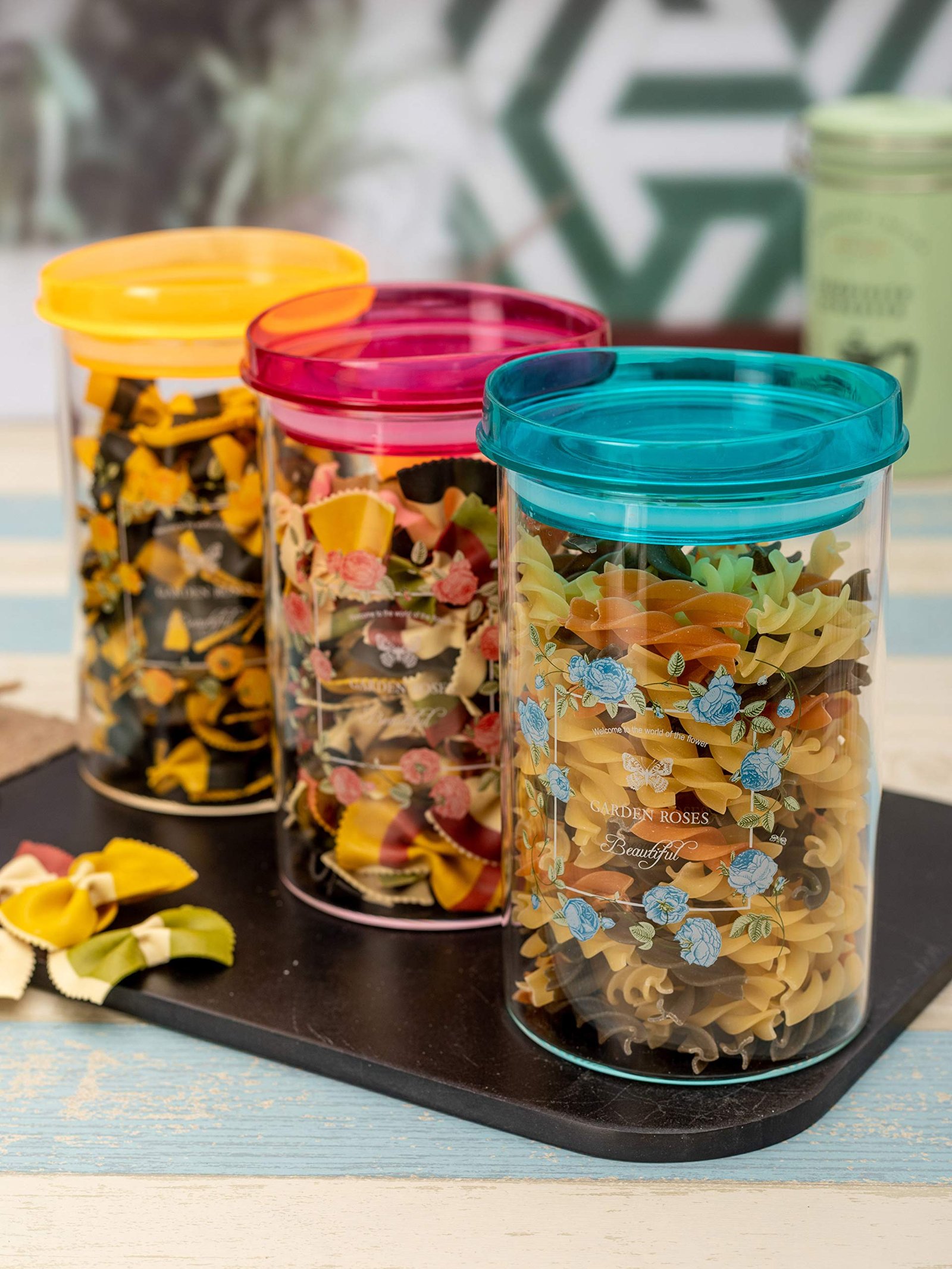 812y4H3ZPTL-2.jpg ROXX 1778 Boroxx Periwinkle Jar 1000ml 1Pc - Image 1