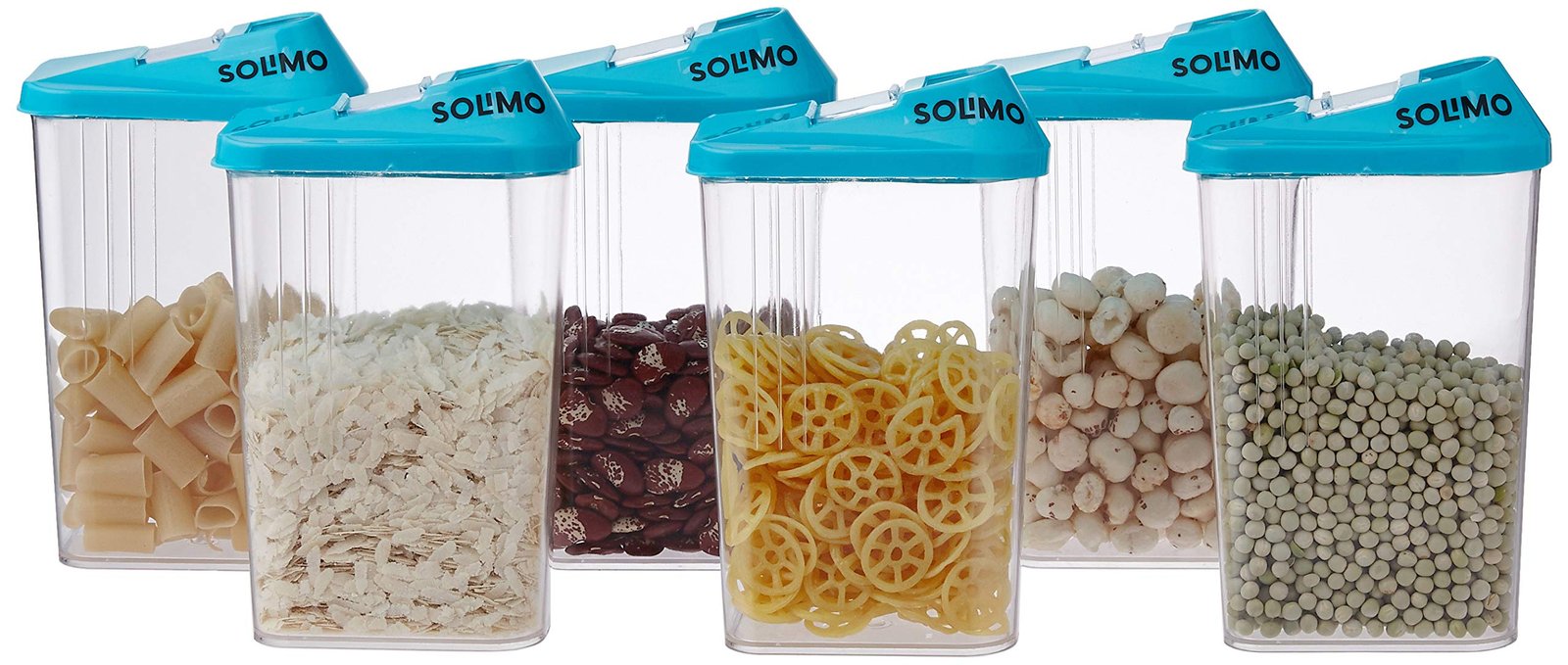 81Ek10Iq1uL-4.jpg Solimo Plastic Storage Containers - Image 1